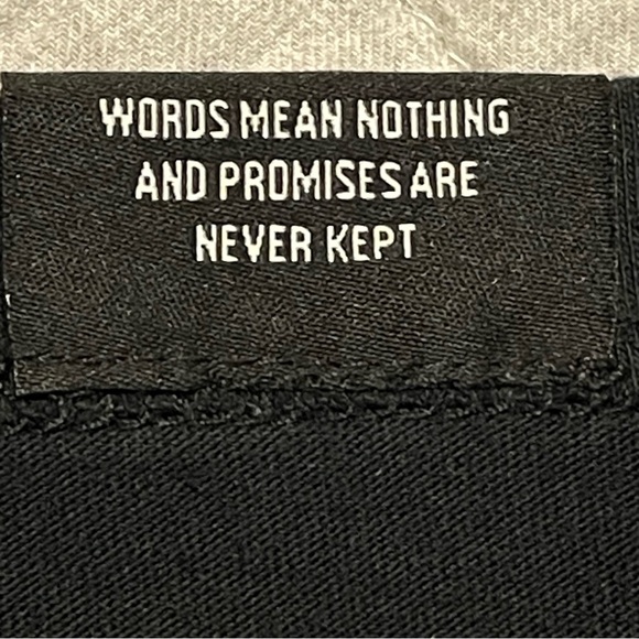 Broken Promises Welcome to Hell Layered Graphic Size L Grunge Skater Streetwear - Picture 13 of 16